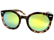 Exaggerated Classic Vintage Retro Style SUNGLASSES Round Tortoise Frame 1439