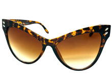 Oversized Exaggerated Classic Vintage Retro Cat Eye Style SUNGLASSES Large Tortoise Frame 1825