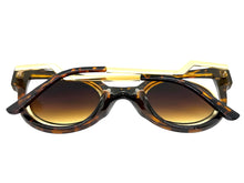 Classic Vintage Retro Cat Eye Style SUNGLASSES Funky Tortoise & Gold Frame 1737
