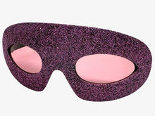 Vibrant Mardi Gras Party Club Beach Cruise Raver Festival SUNGLASSES Fun Shades Pink Glitter Frame 1238