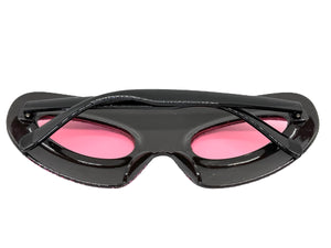 Vibrant Mardi Gras Party Club Beach Cruise Raver Festival SUNGLASSES Fun Shades Pink Glitter Frame 1238
