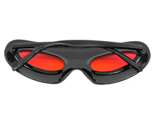 Vibrant Mardi Gras Party Club Beach Cruise Raver Festival SUNGLASSES Fun Shades Red Glitter Frame 1238