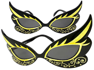 Vibrant Mardi Gras Party Club Beach Cruise Raver Festival SUNGLASSES Fun Shades Funky Frame C924