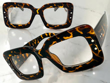 Oversized Classic Vintage Retro Style Clear Lens EYEGLASSES Large Super Thick Tortoise Frame 5020