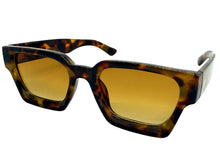 Classic Vintage Retro Style SUNGLASSES Thick Tortoise Frame - Honey Lens 1402