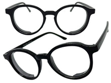 Classic Elegant Vintage Retro Style Clear Lens EYEGLASSES Round Black Frame 1508