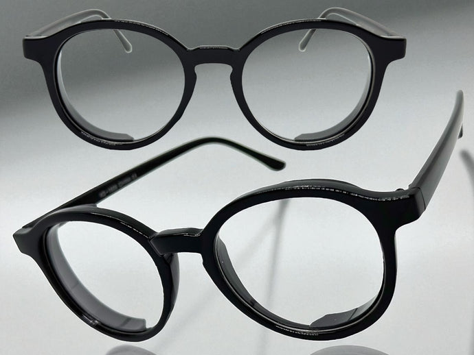 Classic Elegant Vintage Retro Style Clear Lens EYEGLASSES Round Black Frame 1508