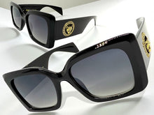Oversized Luxury Vintage Retro Style SUNGLASSES Large Super Thick Black Frame 15013