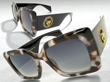 Oversized Luxury Vintage Retro Style SUNGLASSES Large Super Thick Leopard Frame 15013