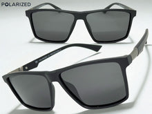 Classic Sporty Driving Fishing POLARIZED SUNGLASSES Black Frame - Dark Lens 5321