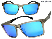 Classic Sporty Driving Fishing POLARIZED SUNGLASSES Gray Frame - Blue Lens 5320