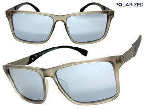 Classic Sporty Driving Fishing POLARIZED SUNGLASSES Gray Frame - Gray Lens 5320