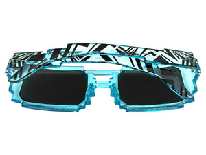Party Club Beach Cruise Raver DJ Festival Novelty SUNGLASSES Fun Shades Funky Frame ST049