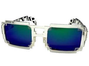 Party Club Beach Cruise Raver DJ Festival Novelty SUNGLASSES Fun Shades Funky Frame ST049