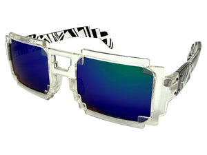 Party Club Beach Cruise Raver DJ Festival Novelty SUNGLASSES Fun Shades Funky Frame ST049