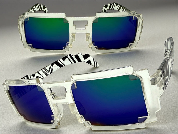 Party Club Beach Cruise Raver DJ Festival Novelty SUNGLASSES Fun Shades Funky Frame ST049