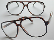 Classic Vintage Retro Aviator Style Clear Lens EYEGLASSES Tortoise Frame K289