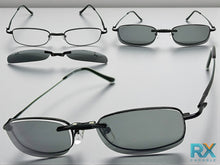 Classy Elegant Modern Style Optical EYEGLASSES Stainless Steel Frame with Magnetic Clip On DV016