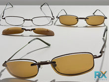 Classy Elegant Modern Style Optical EYEGLASSES Stainless Steel Frame with Magnetic Clip On DV016