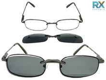 Classy Elegant Modern Style Optical EYEGLASSES Stainless Steel Frame with Magnetic Clip On DV012