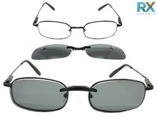 Classy Elegant Modern Style Optical EYEGLASSES Stainless Steel Frame with Magnetic Clip On DV012