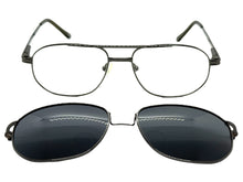 Classy Elegant Vintage Retro Style Optical EYEGLASSES Stainless Steel Frame with Magnetic Clip On DV010
