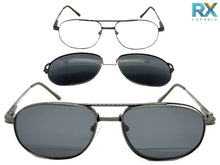 Classy Elegant Vintage Retro Style Optical EYEGLASSES Stainless Steel Frame with Magnetic Clip On DV010