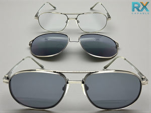 Classy Elegant Vintage Retro Style Optical EYEGLASSES Stainless Steel Frame with Magnetic Clip On DV010
