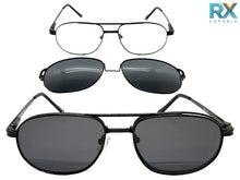 Classy Elegant Vintage Retro Style Optical EYEGLASSES Stainless Steel Frame with Magnetic Clip On DV010