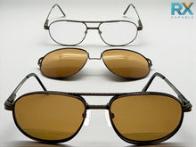 Classy Elegant Vintage Retro Style Optical EYEGLASSES Stainless Steel Frame with Magnetic Clip On DV010