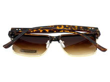 Classy Elegant Modern Retro Hip Hop Style SUNGLASSES Square Black & Gold Frame 6462