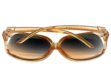 Oversized Exaggerated Vintage Retro Style SUNGLASSES Huge X-Large Nude Frame 80007