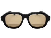Classic Vintage Retro Style SUNGLASSES Large Thick Square Black Acetate Frame C004