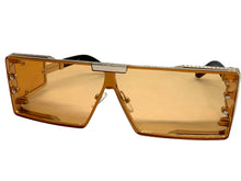 Classic Hardcore Luxury Hip Hop Rapper Pimp Style SUNGLASSES Gold Frame 79004