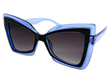 Exaggerated Vintage Retro Style SUNGLASSES Funky Unique Bow Shape Frame 49309