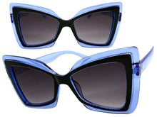 Exaggerated Vintage Retro Style SUNGLASSES Funky Unique Bow Shape Frame 49309
