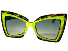 Exaggerated Vintage Retro Style SUNGLASSES Funky Tortoise Bow Shape Frame 49309