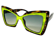 Exaggerated Vintage Retro Style SUNGLASSES Funky Tortoise Bow Shape Frame 49309