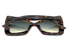 Exaggerated Vintage Retro Style SUNGLASSES Funky Tortoise Bow Shape Frame 49309