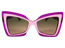 Exaggerated Vintage Retro Style SUNGLASSES Funky Pink Bow Shape Frame 49309