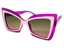 Exaggerated Vintage Retro Style SUNGLASSES Funky Pink Bow Shape Frame 49309