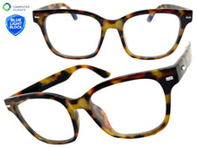Classic Vintage Retro Style Clear Lens Blue Light Block Computer EYEGLASSES Tortoise Frame 4009