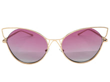 Oversized Exaggerated Retro Cat Eye Style SUNGLASSES Large Rose Gold Frame 4219
