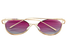 Oversized Exaggerated Retro Cat Eye Style SUNGLASSES Large Rose Gold Frame 4219