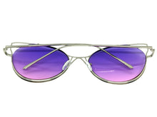 Oversized Exaggerated Retro Cat Eye Style SUNGLASSES Large Silver Frame 4219