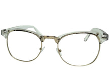 Classic Elegant Vintage Retro Style Clear Lens EYEGLASSES Transparent & Gold Frame 80342