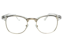 Classic Elegant Vintage Retro Style Clear Lens EYEGLASSES Transparent & Gold Frame 80342