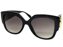 Oversized Exaggerated Vintage Retro Style SUNGLASSES Large Thick Black Frame 4382