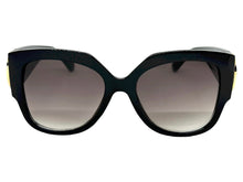 Oversized Exaggerated Vintage Retro Style SUNGLASSES Large Thick Black Frame 4382