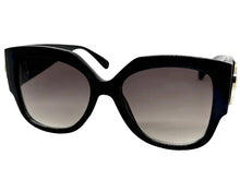 Oversized Exaggerated Vintage Retro Style SUNGLASSES Large Thick Black Frame 4382